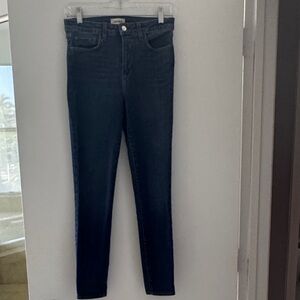 L'AGENCE Women's Dark Indigo Skinny Jeans